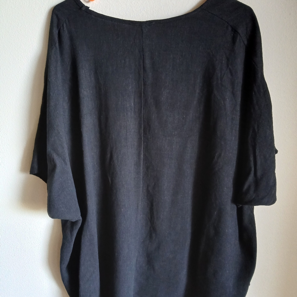 Jodifl Black Oversized Blouse - Picture 7 of 10